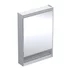 Dulap cu oglinda si nisa Geberit One ComfortLight dreapta 60 cm aluminiu eloxat picture - 1