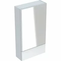 Dulap cu oglinda suspendat Geberit Selnova Square alb 1 usa simpla 1 usa rabatabila 47 cm