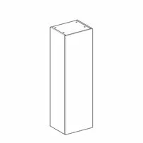 Dulap inalt suspendat Geberit Smyle Square alb 1 usa 36 cm picture - 2