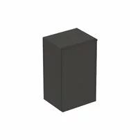 Dulap mediu suspendat Geberit Smyle Square negru 1 usa opritor dreapta 36 cm