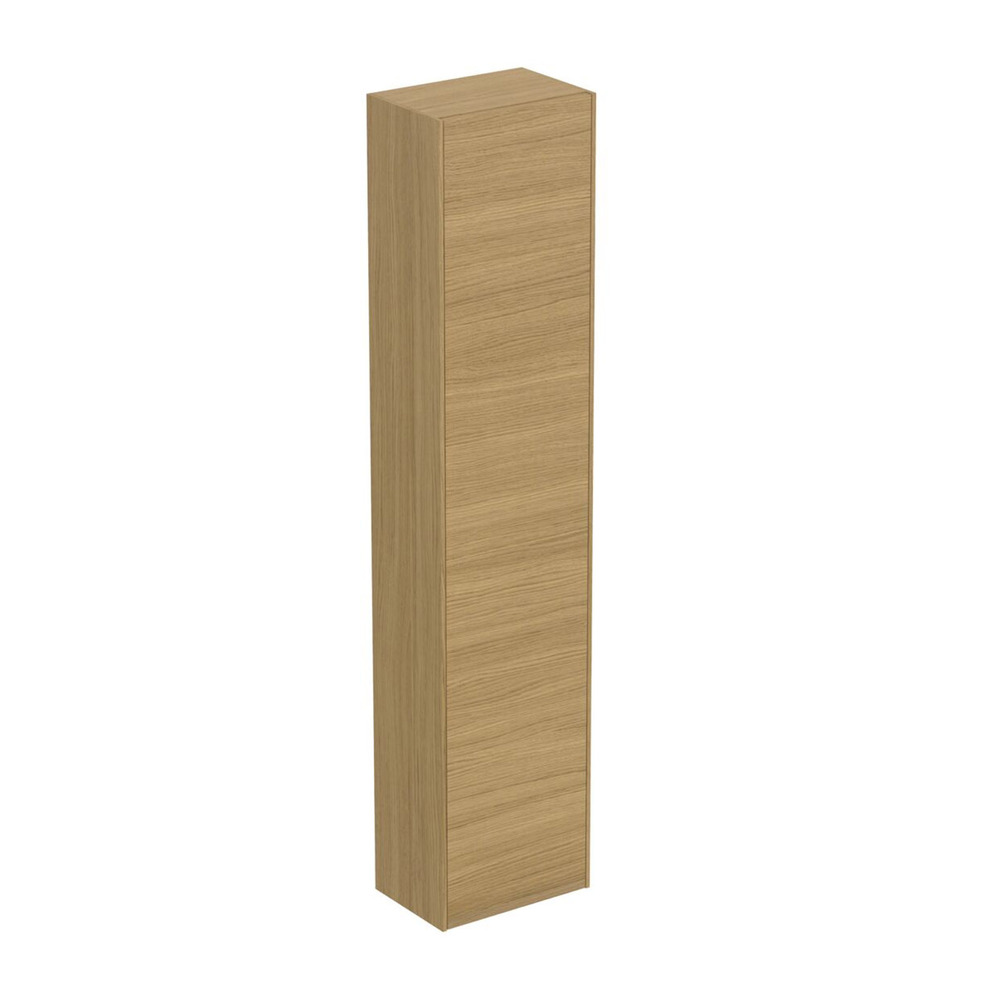 Dulap inalt suspendat Ideal Standard Atelier Conca finisaj stejar deschis 1 usa 37 cm