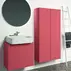 Dulap inalt suspendat Ideal Standard Atelier Conca rosu - oranj mat 72 cm 2 usi picture - 2