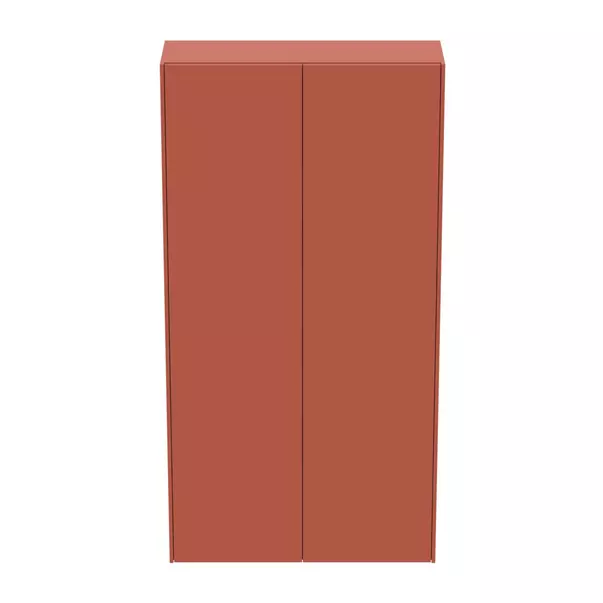 Dulap inalt suspendat Ideal Standard Atelier Conca rosu - oranj mat 72 cm 2 usi picture - 5