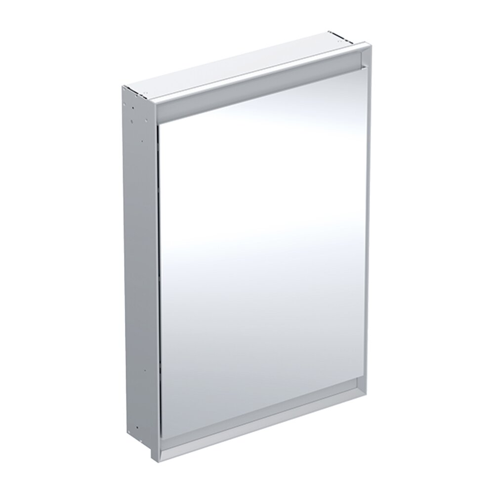 Dulap incastrat cu oglinda Geberit One ComfortLight 60 cm dreapta aluminiu eloxat aluminiu