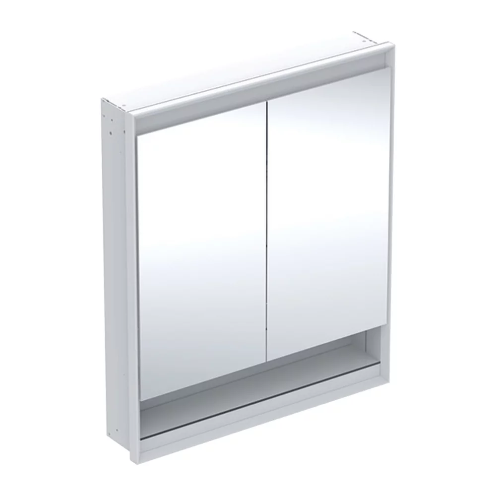 Dulap incastrat cu oglinda si nisa Geberit One ComfortLight 75 cm