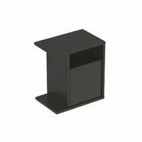 Dulap lateral suspendat lava gri inchis Geberit Icon adancime 25 cm