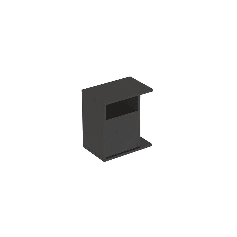 Dulap lateral suspendat negru Geberit Icon adancime 28 cm geberit imagine 2022