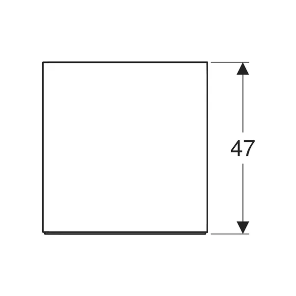 Dulap mediu suspendat Geberit One alb mat cu 1 sertar 45 cm picture - 2