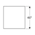 Dulap mediu suspendat Geberit One gri nisip lucios 45 cm picture - 2