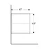 Dulap mediu suspendat Geberit One gri nisip lucios 45 cm picture - 4