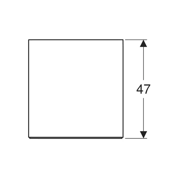 Dulap mediu suspendat Geberit One negru mat cu 2 sertare 45 cm picture - 2