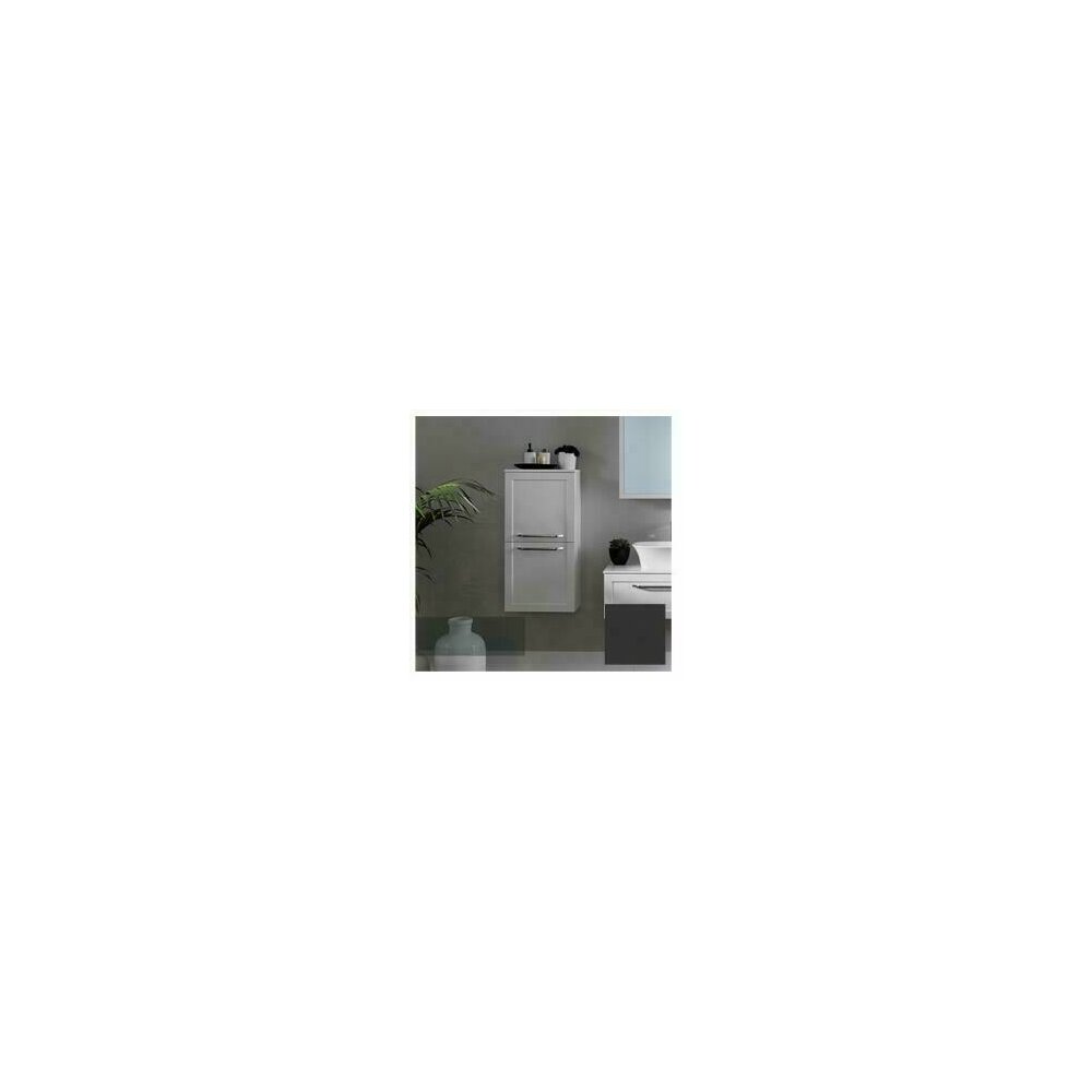 Dulap mediu suspendat KolpaSan Blanche antracit 92 cm antracit