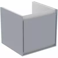 Dulap suspendat pentru lavoar gri deschis mat Ideal Standard Connect Air Cube 43.5 cm picture - 1