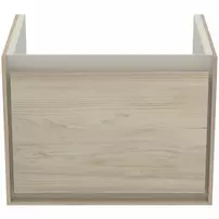 Dulap suspendat pentru lavoar maro deschis lemn Ideal Standard Connect Air Cube 53.5 cm picture - 2
