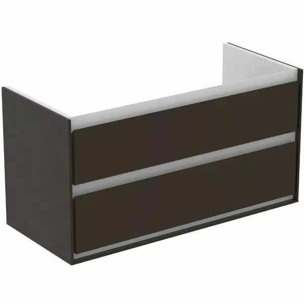 Dulap suspendat pentru lavoar maro inchis lemn Ideal Standard Connect Air 100 cm picture - 3