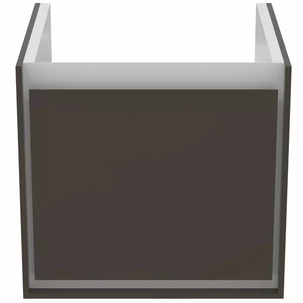 Dulap suspendat pentru lavoar maro inchis lemn Ideal Standard Connect Air Cube 43.5 cm