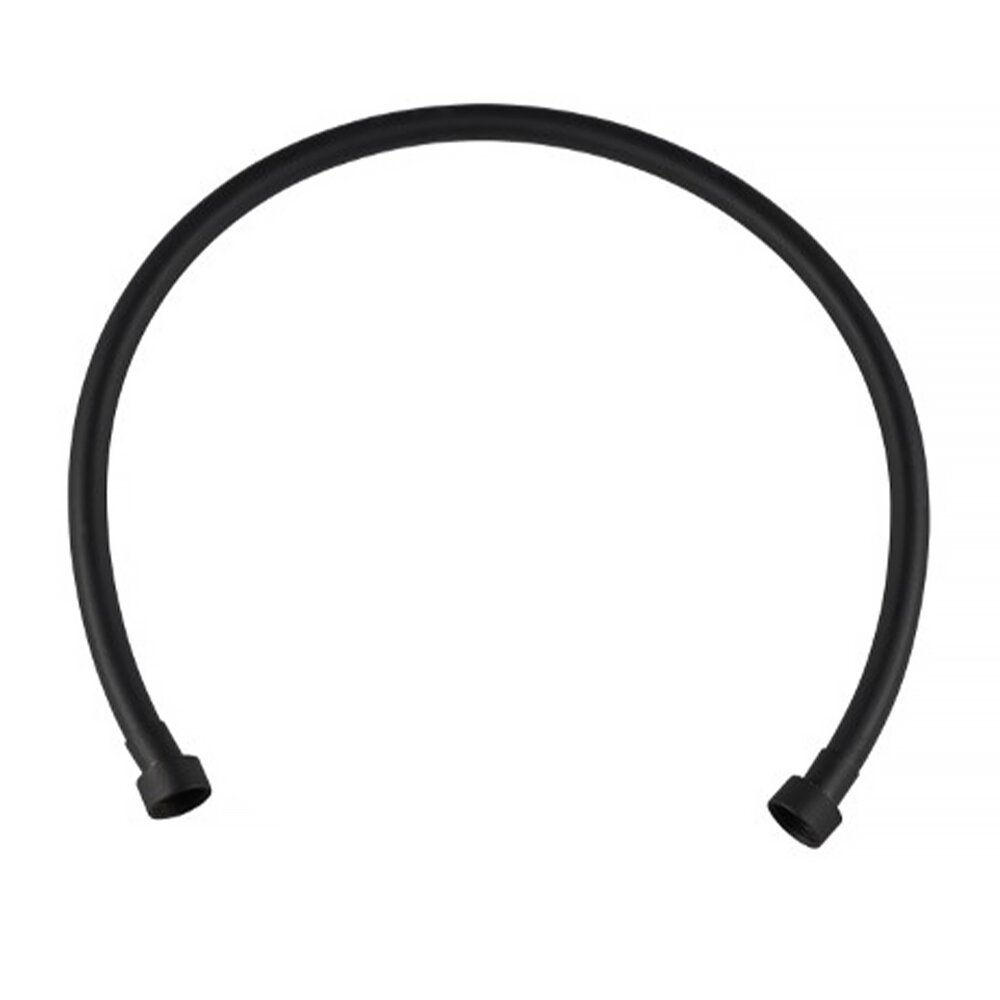 Furtun de conectare Invena 80 cm negru mat