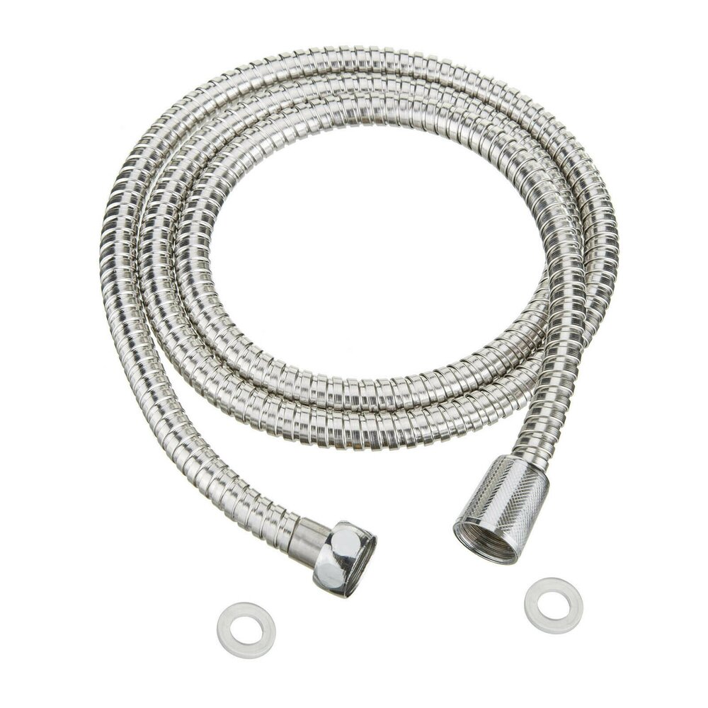 Furtun de dus extensibil Invena 150 cm crom lucios