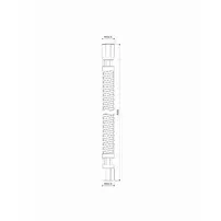 Furtun flexibil baterie bucatarie Omnires Clip crom picture - 2
