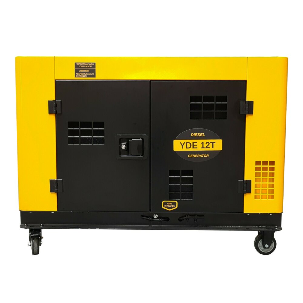 Generator insonorizat Stager YDE12T diesel monofazat 10kW, 37A, 3000rpm