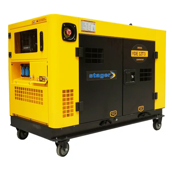 Generator insonorizat Stager YDE12T3 diesel trifazat 9.6kW, 14A, 3000rpm picture - 2