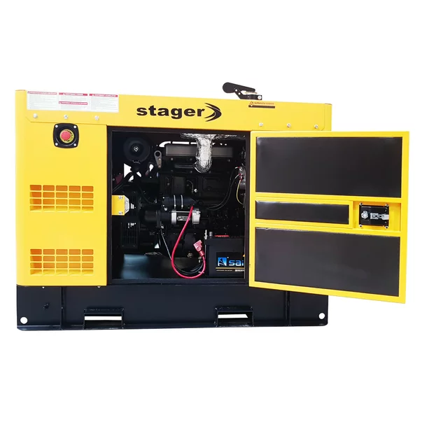 Generator insonorizat Stager YDY18S3-E diesel trifazat 16kVA, 23A, 1500rpm picture - 3