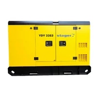 Generator insonorizat Stager YDY33S3 diesel trifazat 30kVA, 43A, 1500rpm