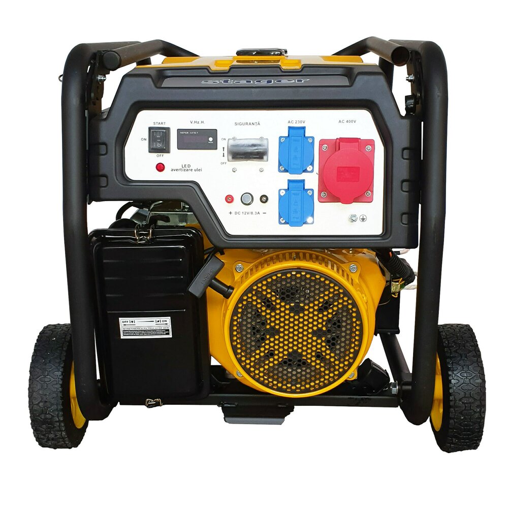 Generator Stager FD 7500E3 6kW trifazat, benzina, pornire electrica