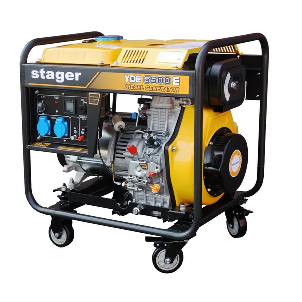 Generator Stager YDE6500E 4.5kW monofazat, diesel, pornire la cheie picture - 2