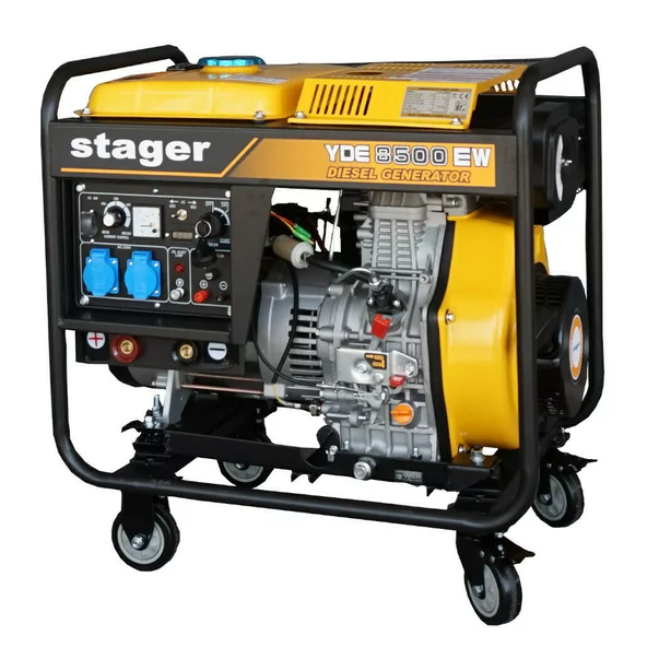 Generator sudura Stager YDE8500EW diesel monofazat, 3kVA curent sudare 200A, pornire la cheie picture - 2