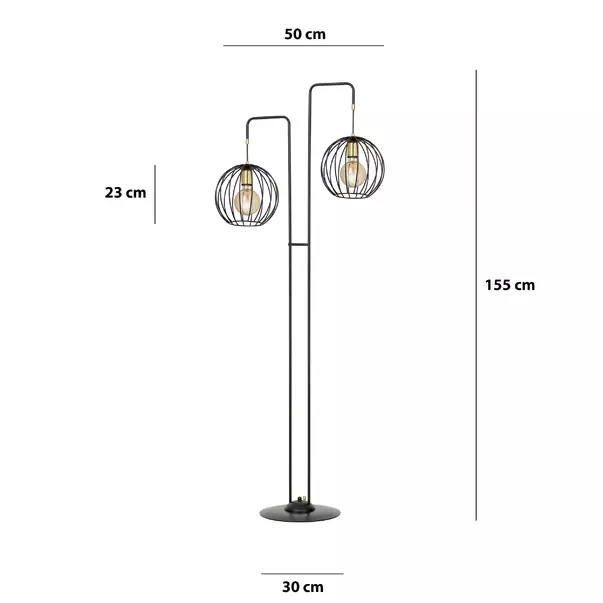 Lampadar Emibig Albio LP2 negru picture - 6