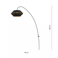 Lampadar Emibig Tiara 1 negru/auriu picture - 4