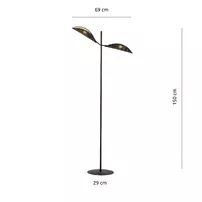 Lampadar Emibig Vene LP2 negru/auriu picture - 4