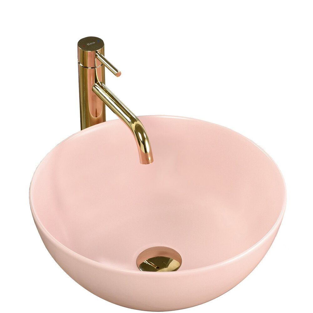 Lavoar coral mat pe blat Rea Stella 36 cm