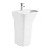 Lavoar freestanding Fluminia Aramis back-to-wall alb picture - 1