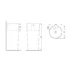Lavoar freestanding Fluminia Athos-B alb 40 cm picture - 2