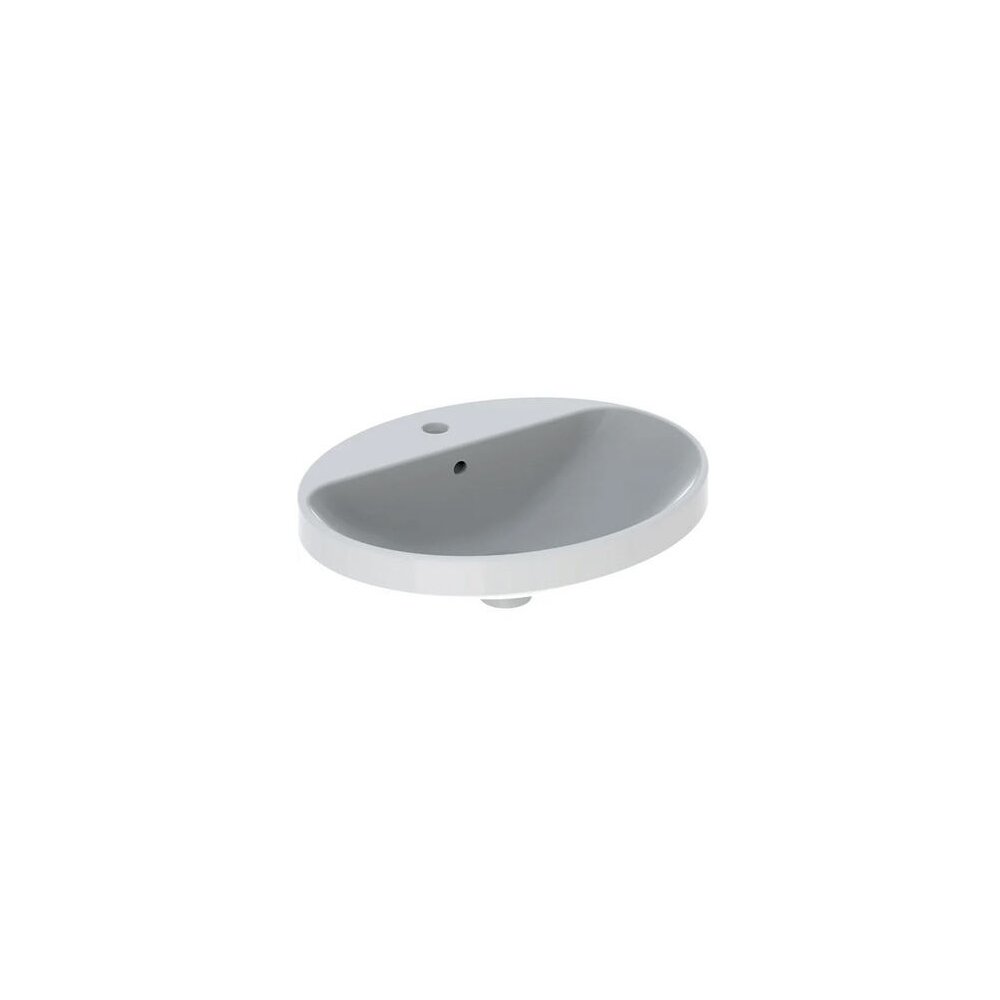 Lavoar incastrat Geberit Variform oval cu preaplin 60×48 cm geberit imagine 2022