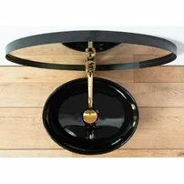 Lavoar negru pe blat Rea Sofia 41 cm picture - 5
