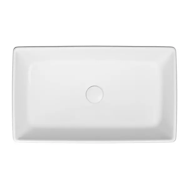 Lavoar pe blat Cersanit City alb lucios 50 cm picture - 3
