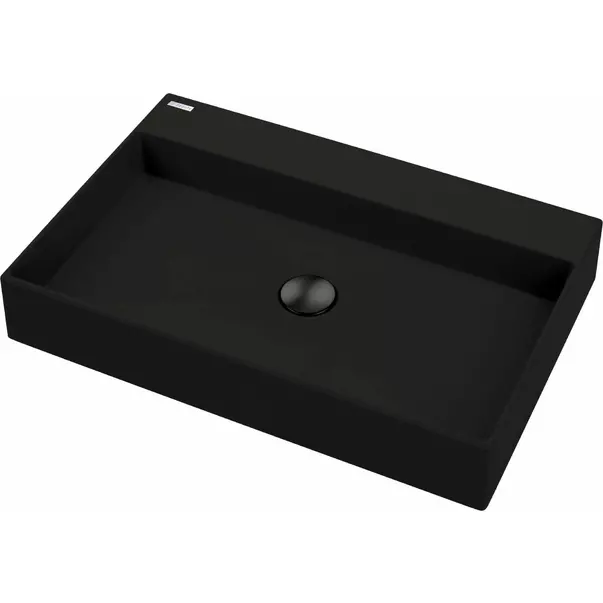 Lavoar pe blat Deante Correo negru-mat 40x60cm picture - 4