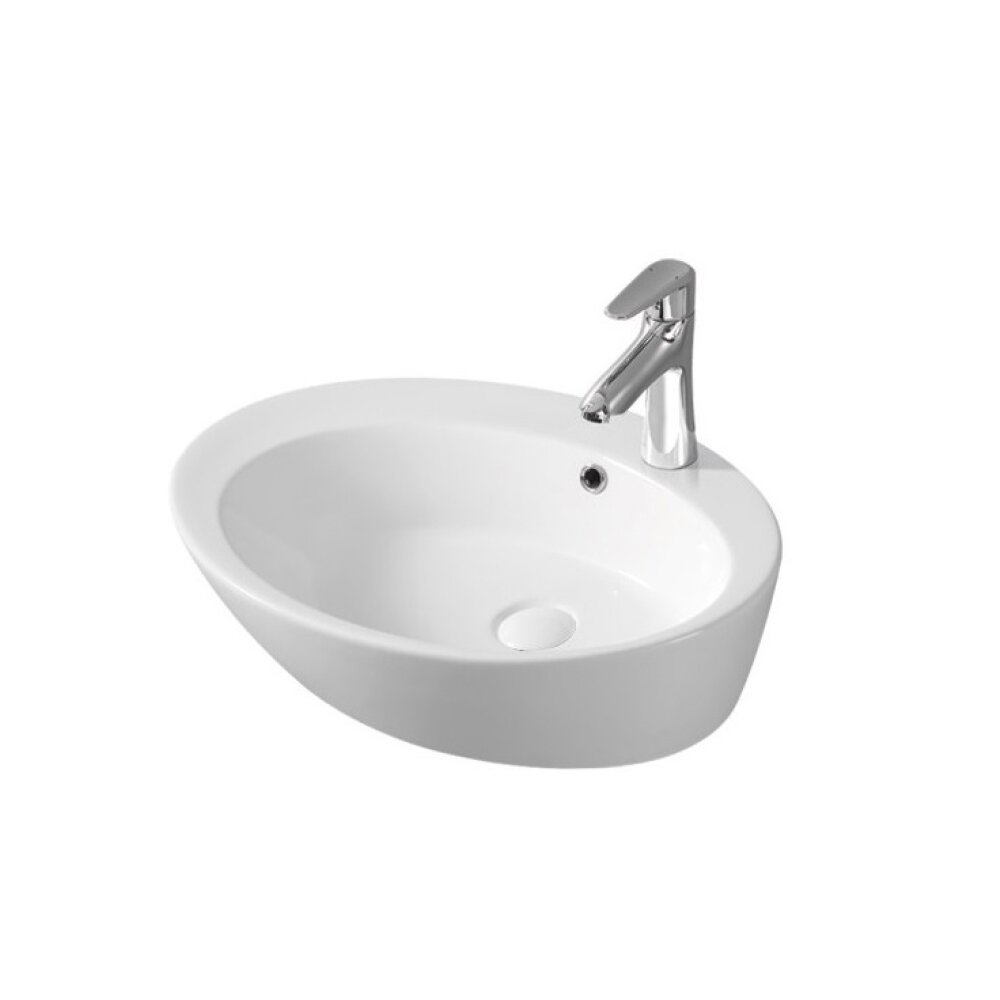 Lavoar pe blat Fluminia Cronos 61x47 cm
