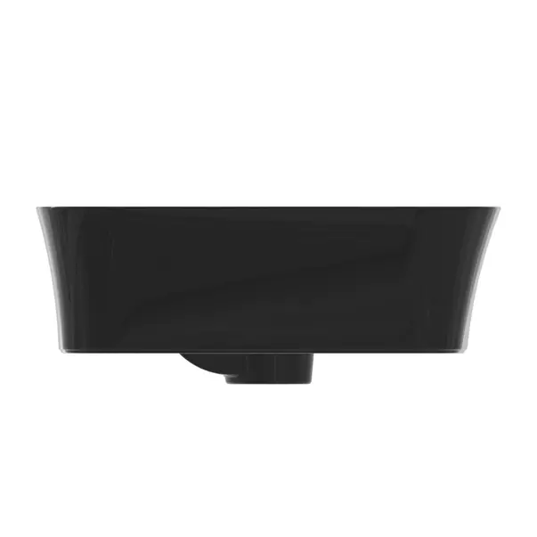 Lavoar pe blat Ideal Standard Atelier Ipalyss 55 cm negru lucios cu orificiu baterie picture - 8