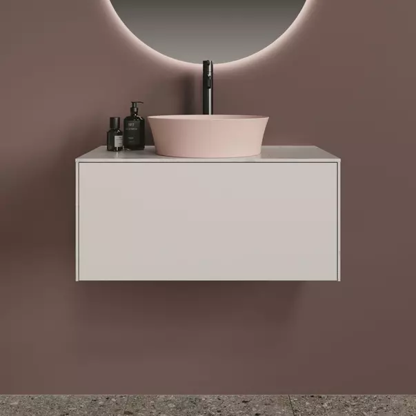Lavoar pe blat Ideal Standard Atelier Ipalyss Nude 40 cm roz picture - 3