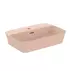 Lavoar pe blat Ideal Standard Atelier Ipalyss Nude 55 cm roz cu orificiu baterie picture - 1