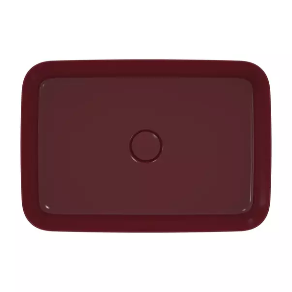Lavoar pe blat Ideal Standard Atelier Ipalyss Pomegranate 55 cm rosu bordo picture - 6