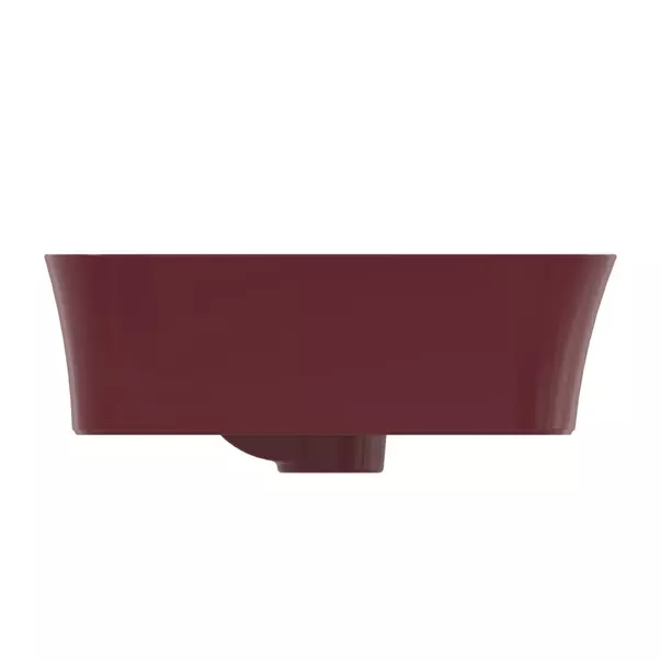 Lavoar pe blat Ideal Standard Atelier Ipalyss Pomegranate 55 cm rosu bordo cu orificiu baterie picture - 8