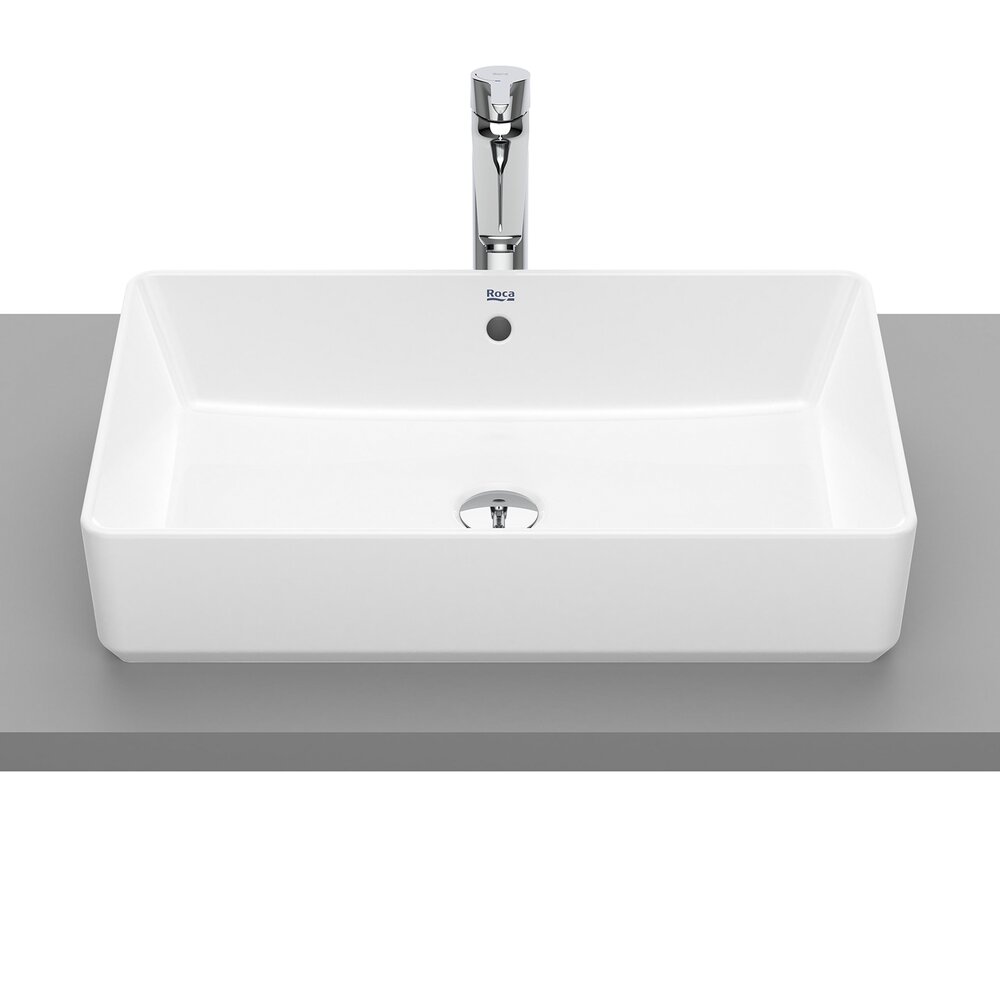 Lavoar pe blat Roca The Gap dreptunghiular 60 cm alb Baie > Obiecte sanitare > Lavoare > Promoții neakaisa.ro