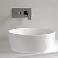 Lavoar pe blat Villeroy&Boch Architectura rotund finisaj alb lucios 45 cm picture - 3