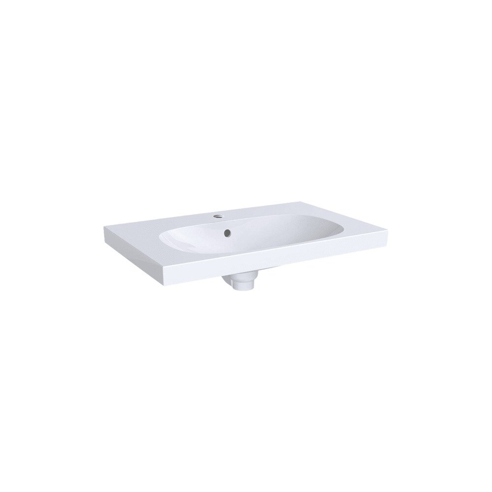 Lavoar pe mobilier cu blat Geberit Acanto 74 cm