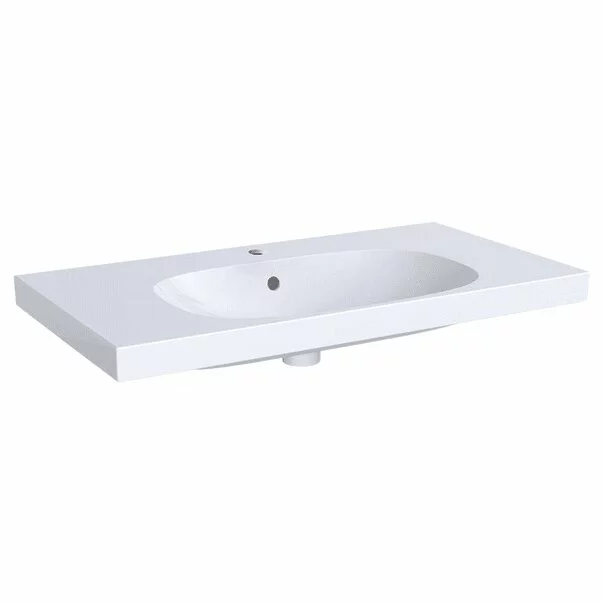Lavoar pe mobilier Geberit Acanto 90 cm cu orificiu baterie